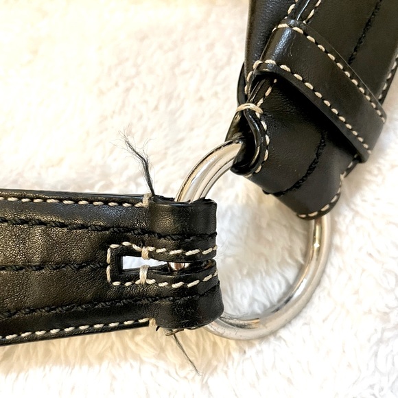 Coach Soft Black Leather Hobo Bag - Picture 3 of 11